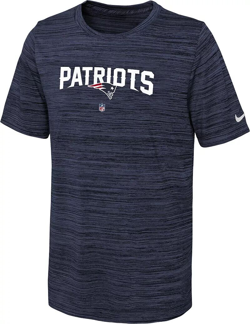 

Темно-синяя футболка Nike Youth New England Patriots Sideline Velocity