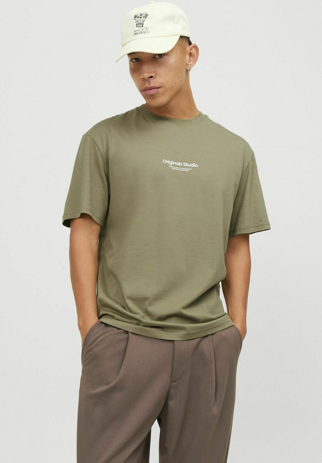 

Футболка с принтом JORVESTERBRO SS CREW NECK NOOS Jack & Jones, алоэ