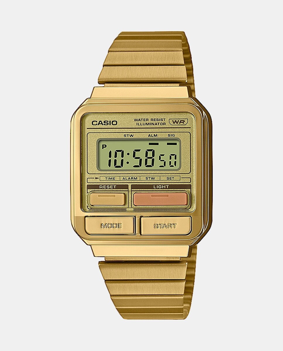 

Casio Vintage A120WEG-9AEF Мужские часы из золотой стали Casio, золотой