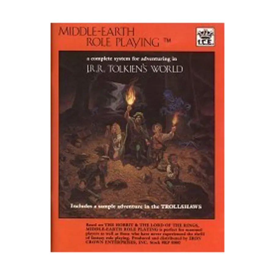 

Middle-Earth Role Playing Rulebook (1st Edition, 1st Printing), Middle-Earth Role Playing (MERP) (1st Edition) - Core Books & Supplements, мягкая обложка