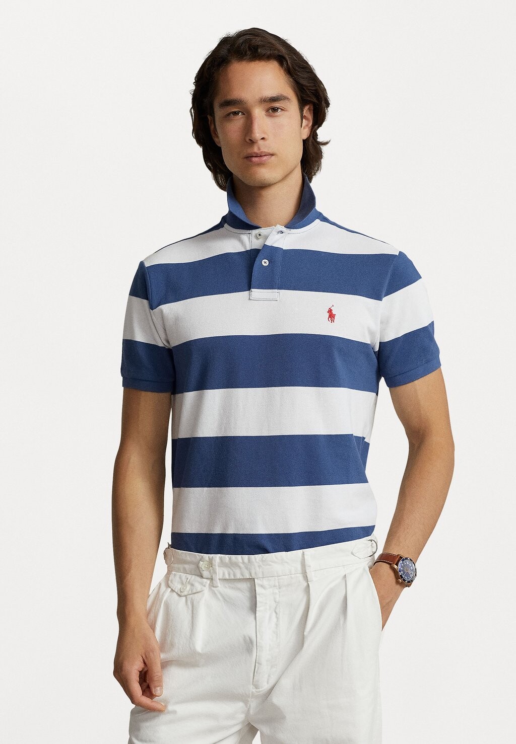 

Поло КОРОТКИЙ РУКАВ Polo Ralph Lauren, старый королевский/белый