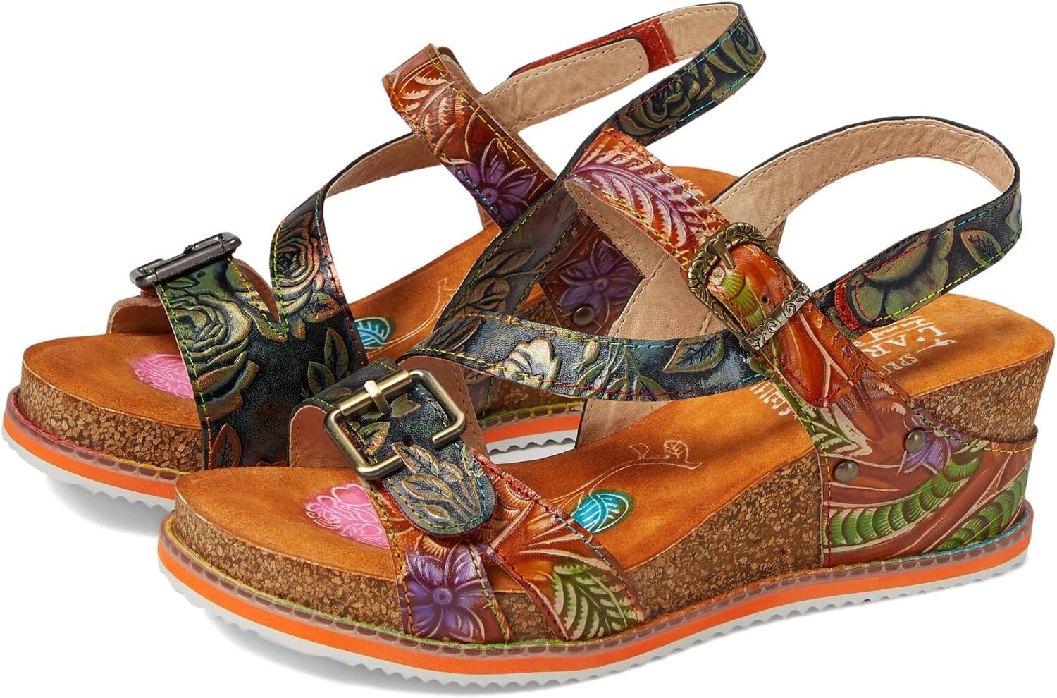 

Босоножки Anittas L'Artiste by Spring Step, цвет Orange Multi