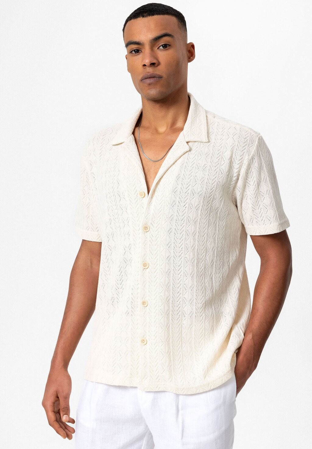 

Рубашка TAIPEI PATTERNED SHORT SLEEVED Antioch, цвет Mottled Beige