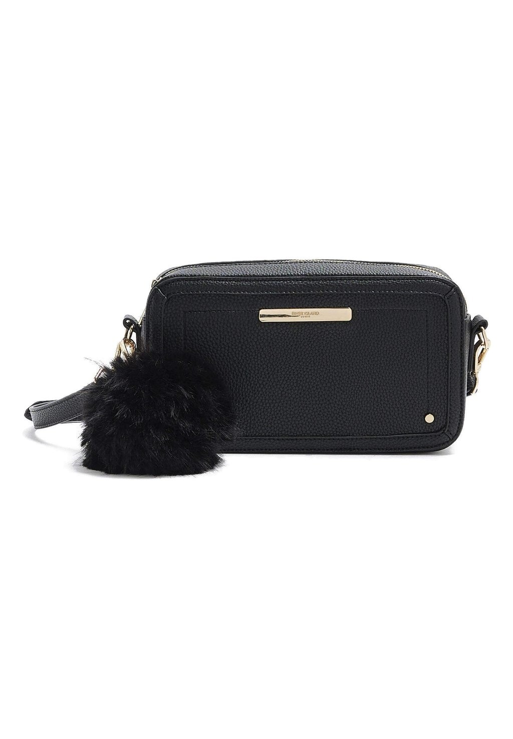 

Сумка через плечо River Island, черная