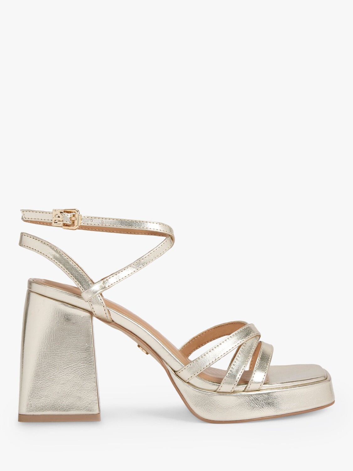 

Босоножки KG Kurt Geiger Samar на блочном каблуке, золото