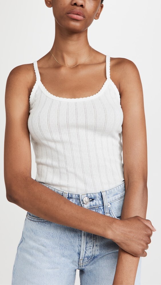 

Топ Leset Pointelle Classic Tank, белый