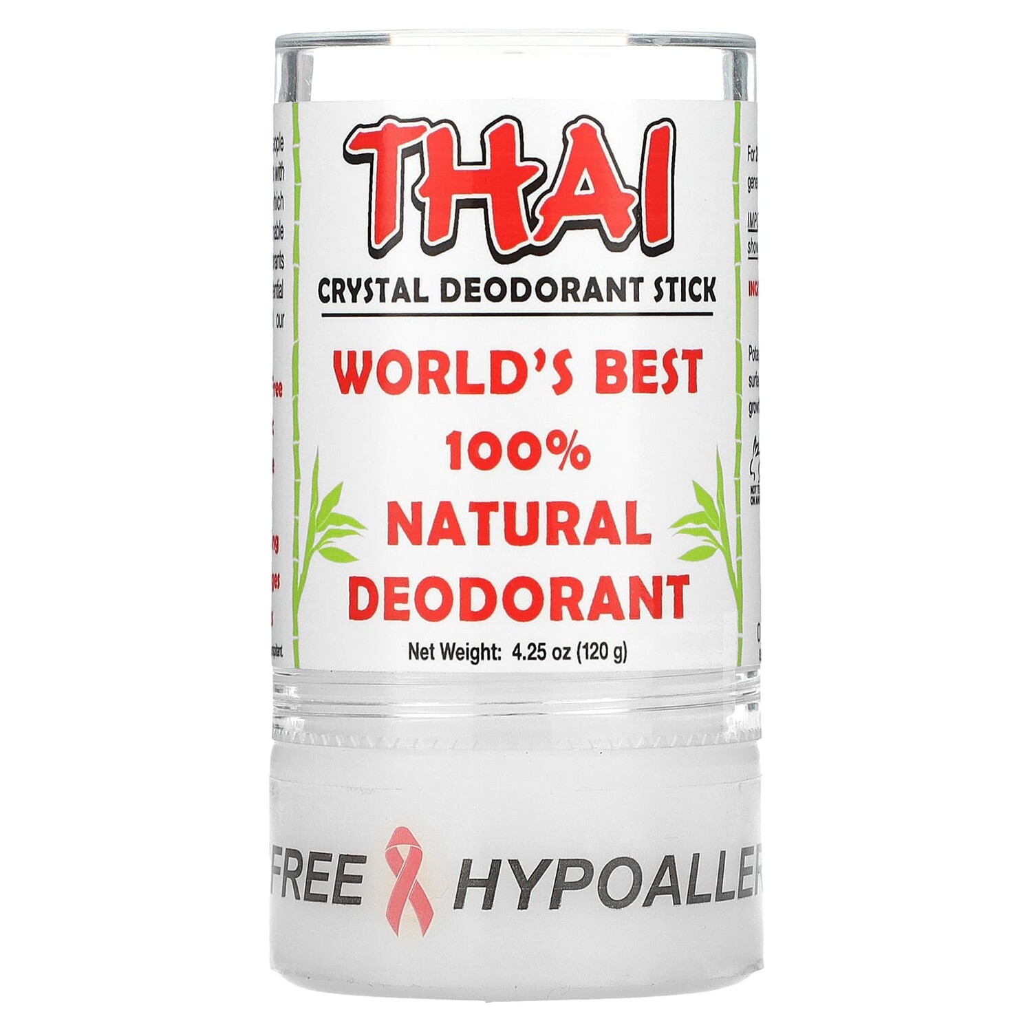 

Дезодорант-стик Thai Crystal, 4,25 унции (120 г), Thai Deodorant Stone