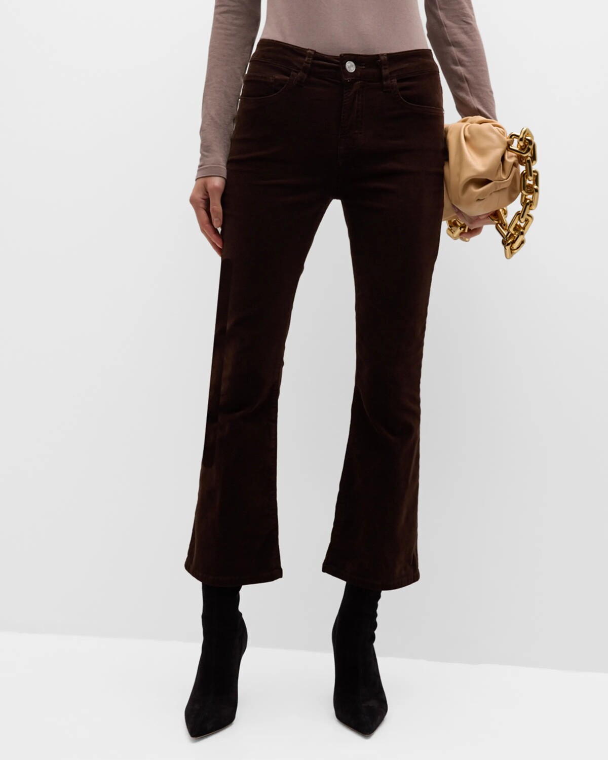 

Джинсы Le Crop Mini Boot Frame, цвет Espresso
