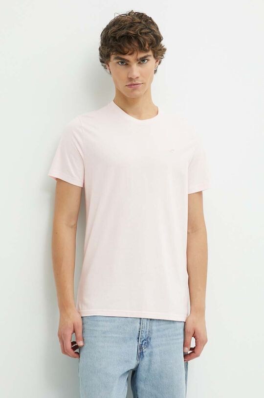

Хлопковая футболка Hollister Co., розовый
