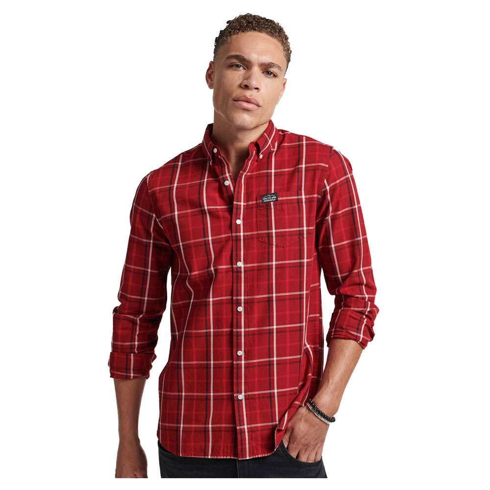 

Рубашка Superdry Vintage Merchant, красный