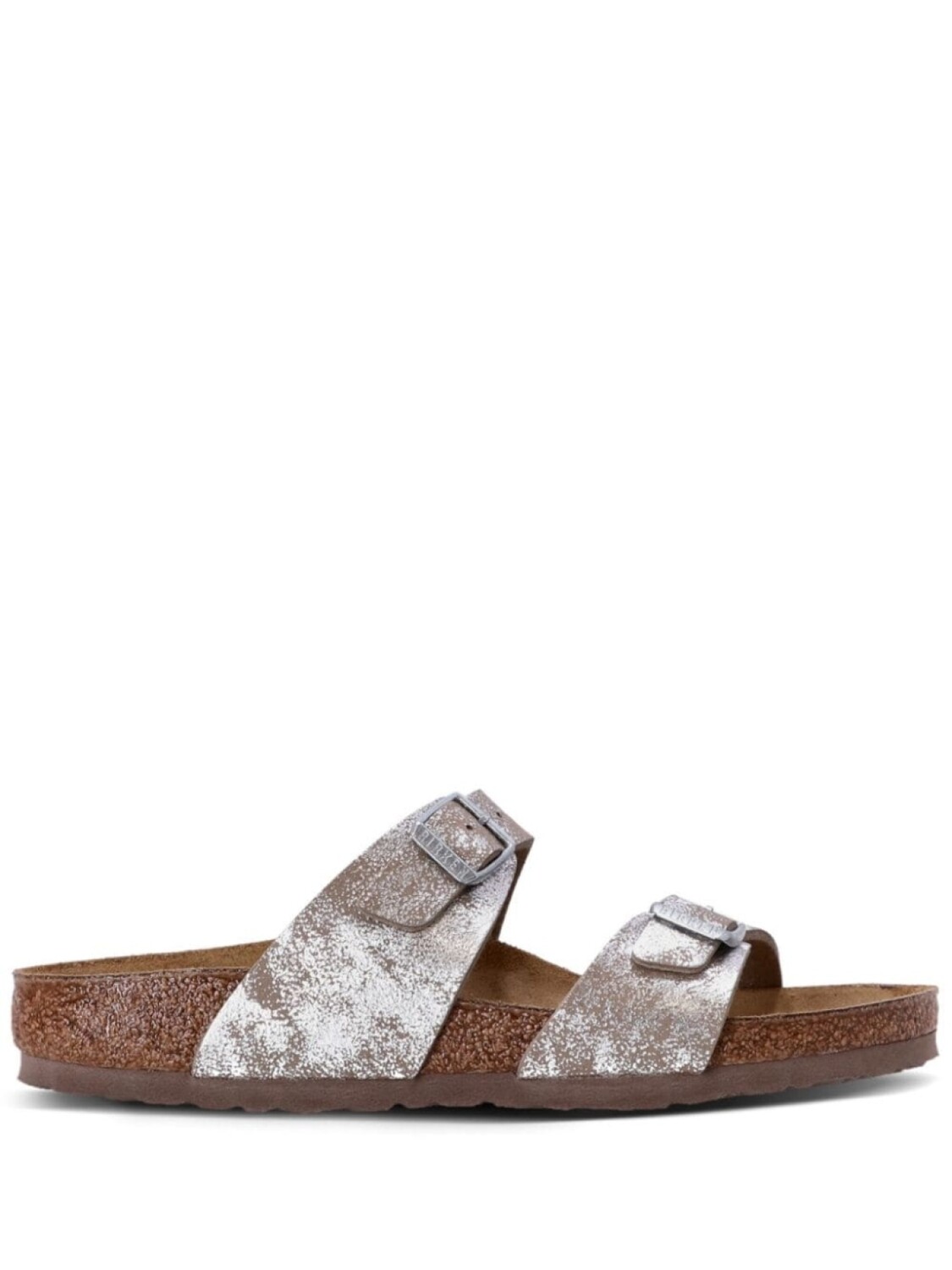 

Birkenstock босоножки Sydney с эффектом металлик, серый
