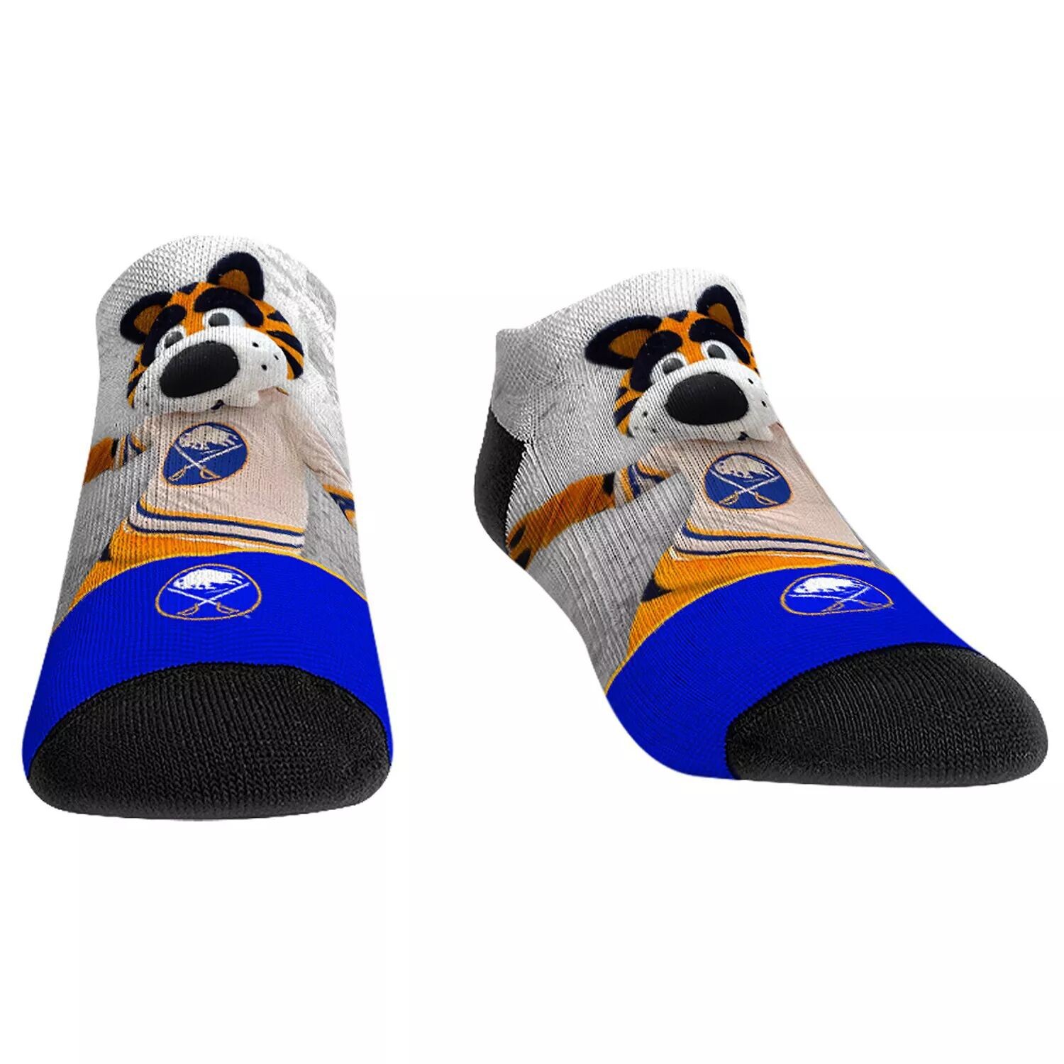 

Молодежные носки Rock Em Носки с низким вырезом в виде талисмана Buffalo Sabers Walkout Unbranded