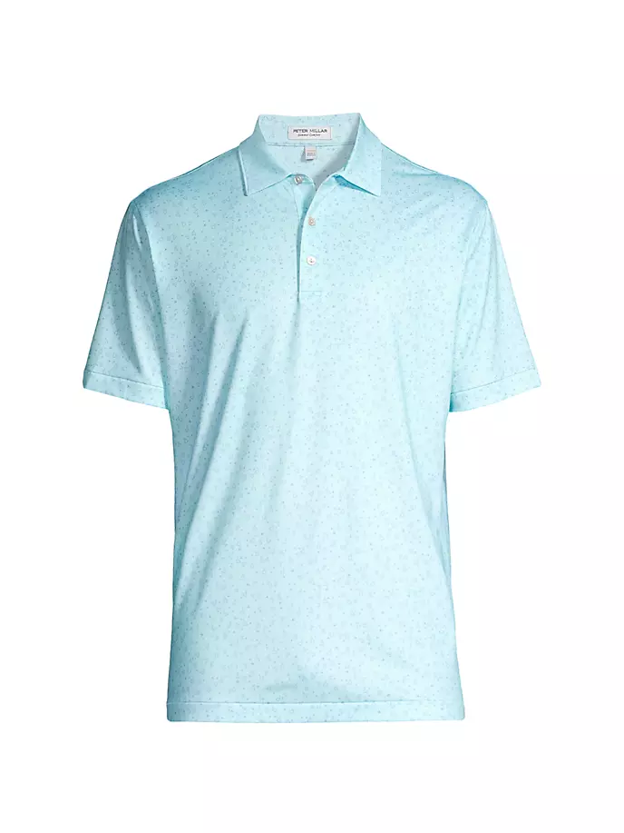 

Рубашка поло с графическим рисунком Crown Sport Worth A Shot Peter Millar, цвет celeste