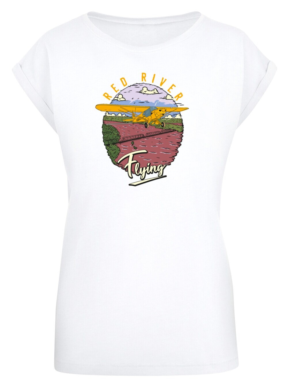 

Рубашка F4NT4STIC Red River Flying, белый