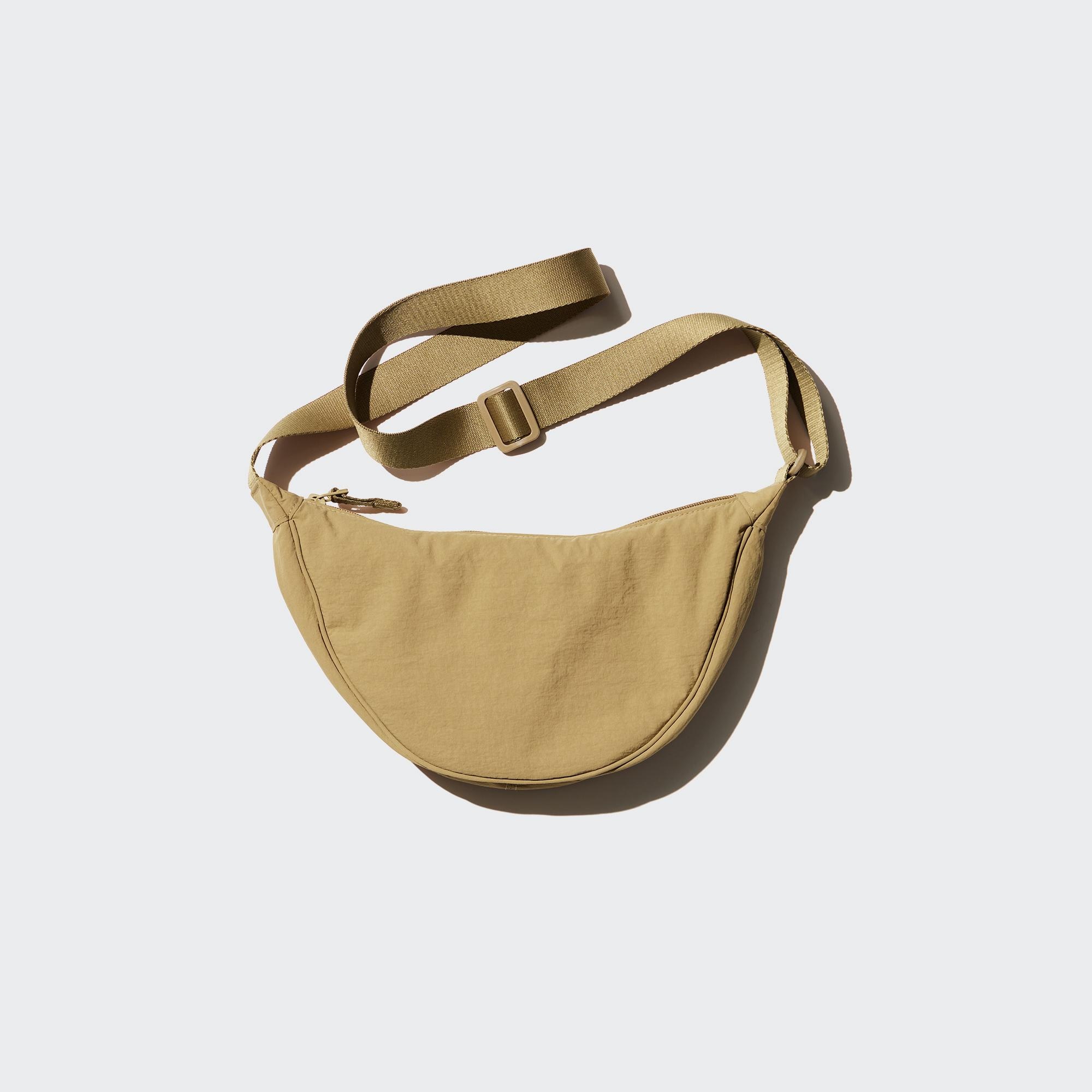 Мини-сумка круглой UNIQLO, бежевый мини сумка uniqlo fluffy mini shoulder коричневый бежевый