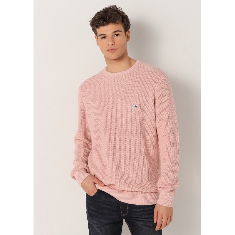 

Свитер Lois Jeans Round Neck, розовый