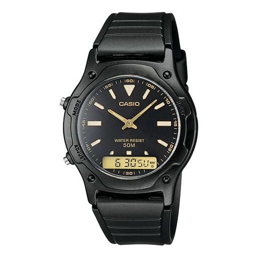 

Часы CASIO Quartz Waterproof Sports Mens Black Analog/Digital Combo, черный