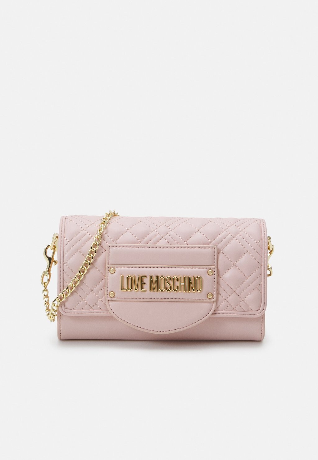 

Сумочка QUILTED TAB Love Moschino, розовый