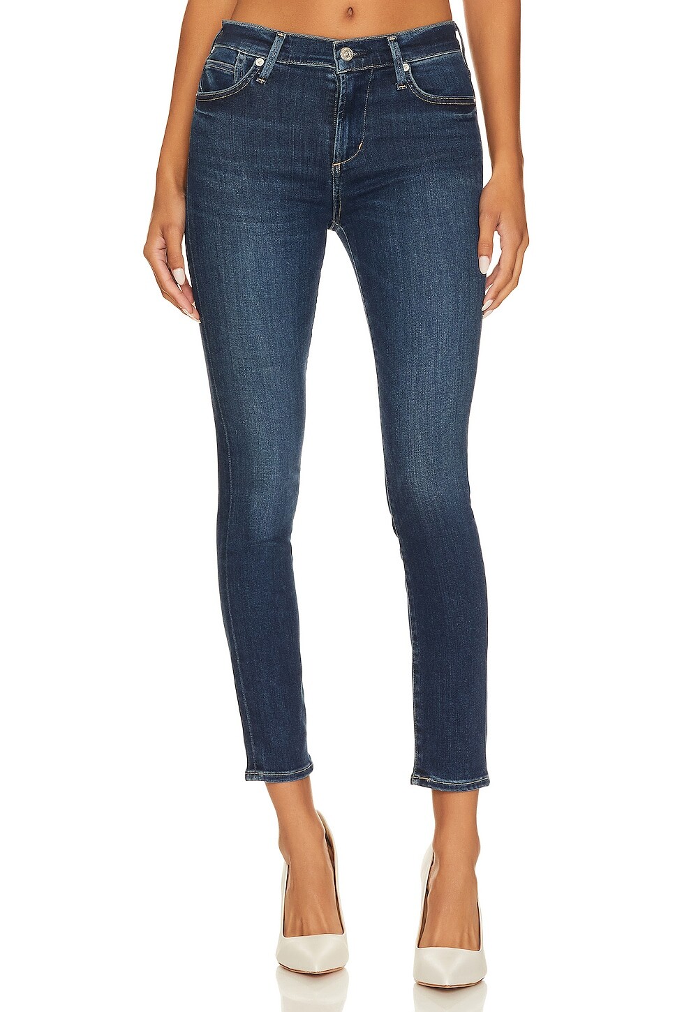 

Лыжные брюки Citizens of Humanity Rocket Ankle Mid Rise Skinny, цвет Courtland