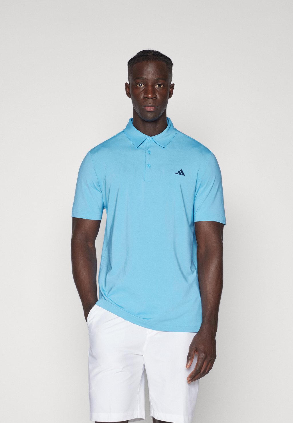 Рубашка-поло ULTIMATE SOLID adidas Golf, цвет semi blue burst