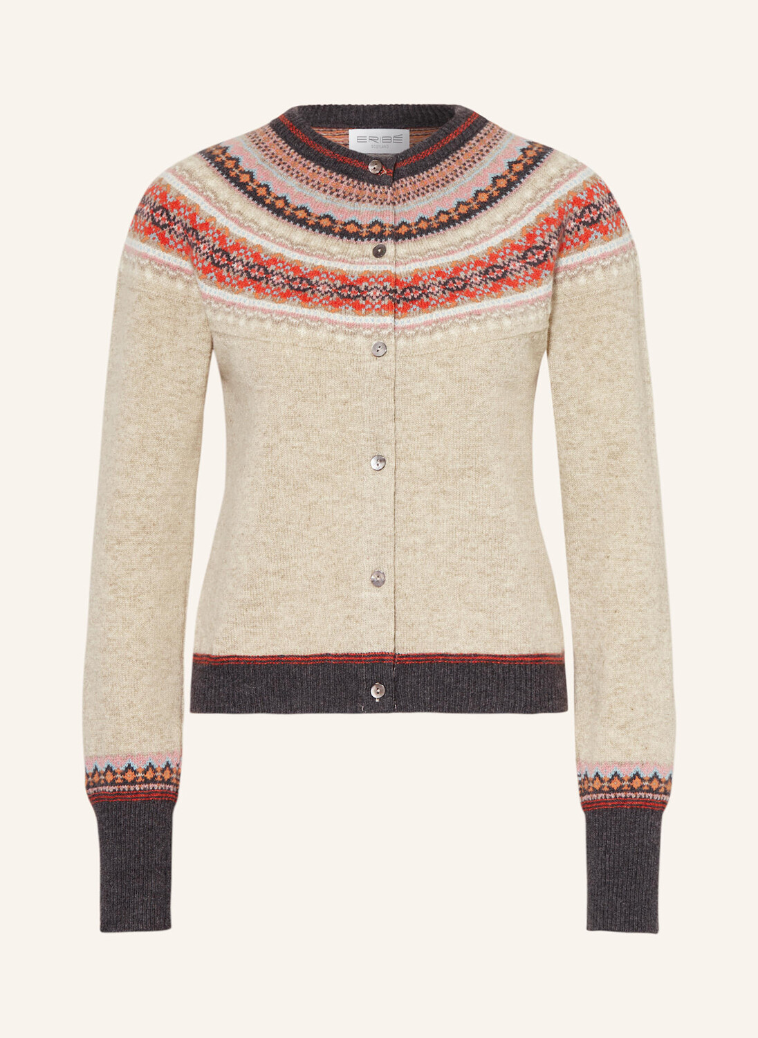 

Кардиган ERIBÉ, цвет TAUPE/DUNKELGRAU/ORANGE