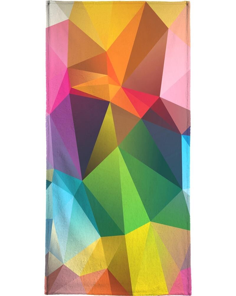 

Полотенце для ванной Juniqe Geometric View, красочный