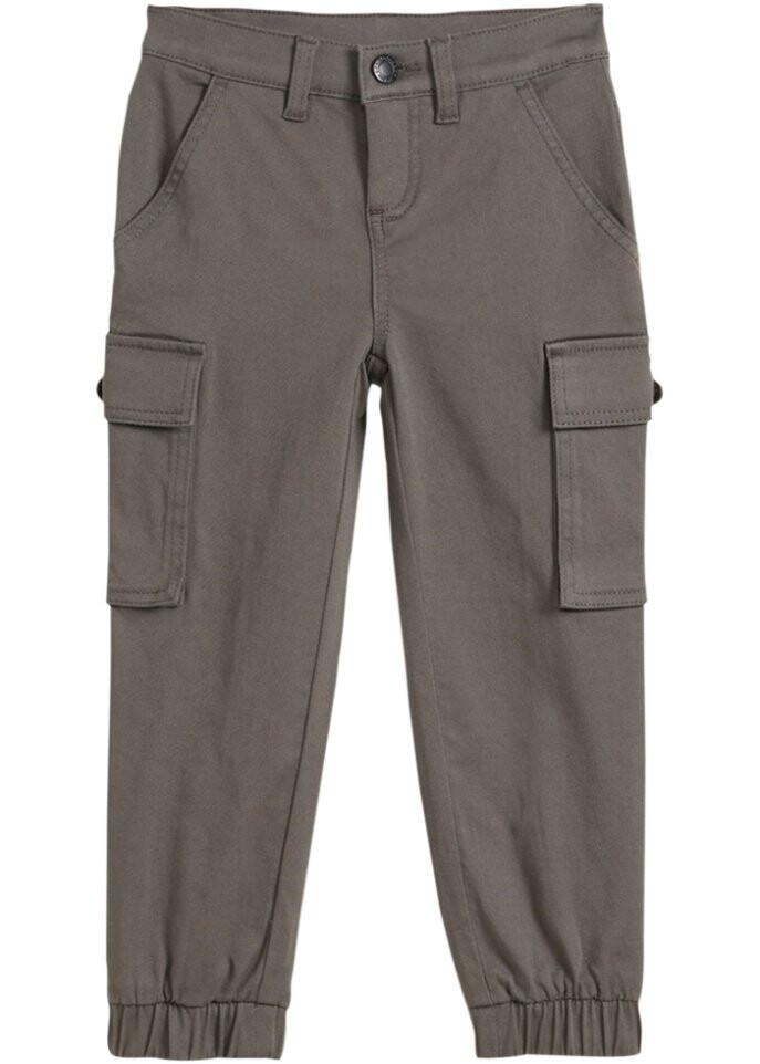 

Детские брюки-карго из натурального хлопка John Baner Jeanswear, серый