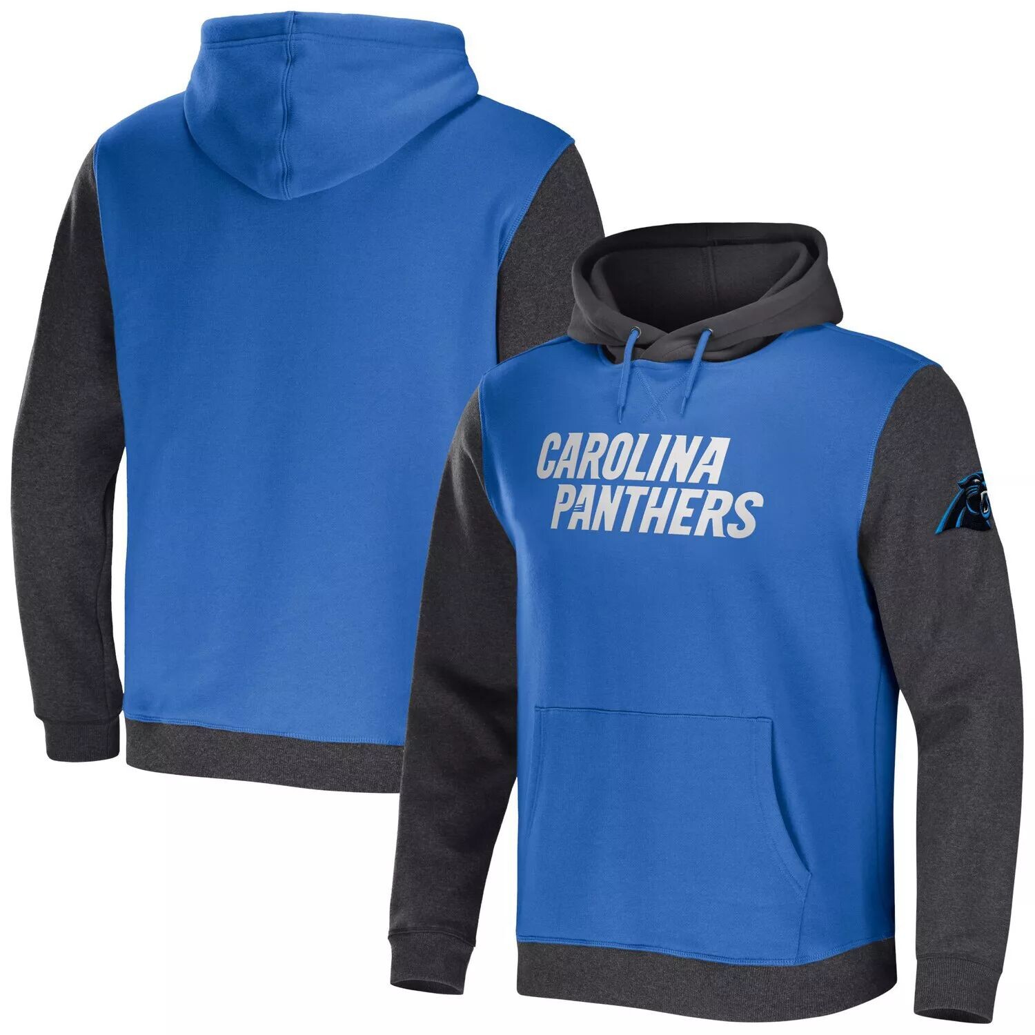 

Мужская коллекция NFL x Darius Rucker от Fanatics синий/серый пуловер с капюшоном Carolina Panthers Colorblock
