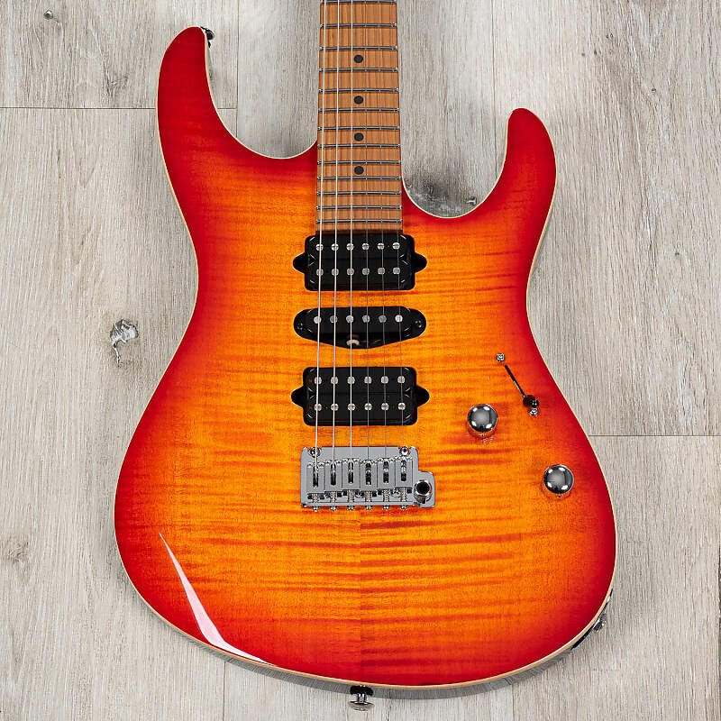 

Электрогитара Suhr Modern Plus HSH Guitar, Roasted Maple Fretboard, Fireburst