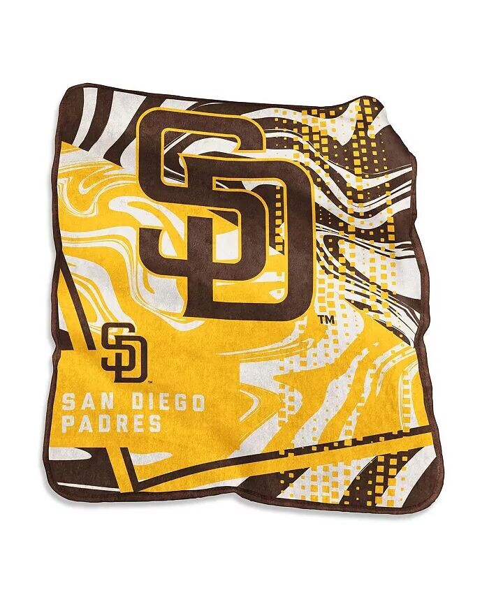 

Одеяло San Diego Padres Swirl Raschel размером 50 x 60 дюймов Logo Brands, мультиколор
