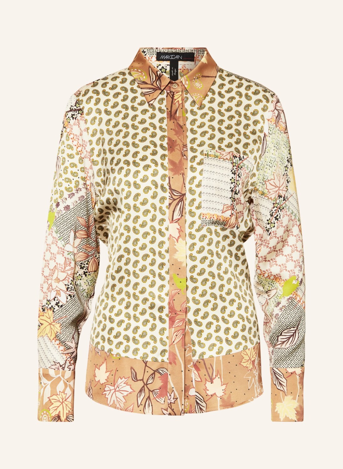 

Блуза рубашка MARC CAIN aus Satin