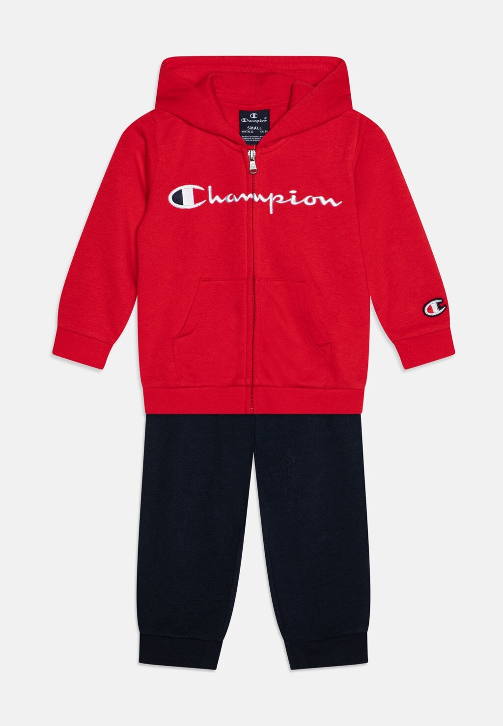 

Брюки Icons Toddler Hooded Full Zip Suit Unisex Set Champion, красный