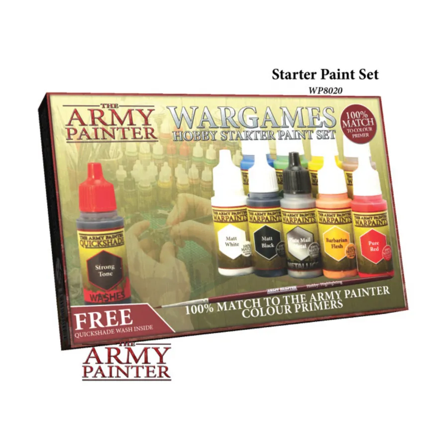 

Стартовый набор красок для хобби Wargames, Warpaint Sets (The Army Painter)