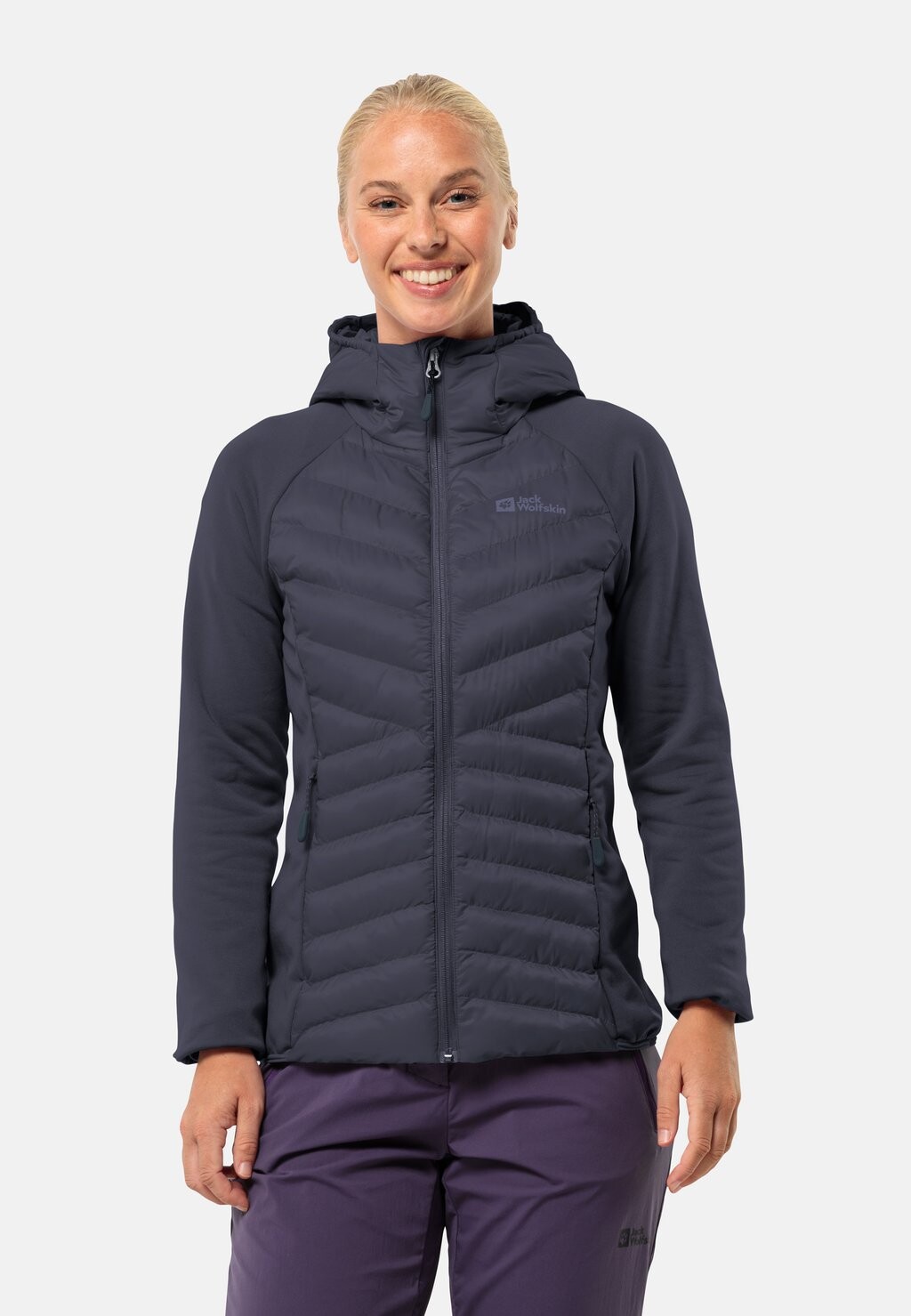 

Куртка зимняя ROUTEBURN PRO HYBRID Jack Wolfskin, цвет graphite