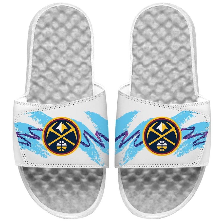 

Шлепанцы ISlide Denver Nuggets, белый