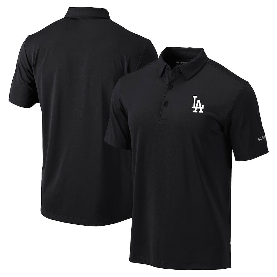 

Поло с коротким рукавом Columbia Los Angeles Dodgers, черный