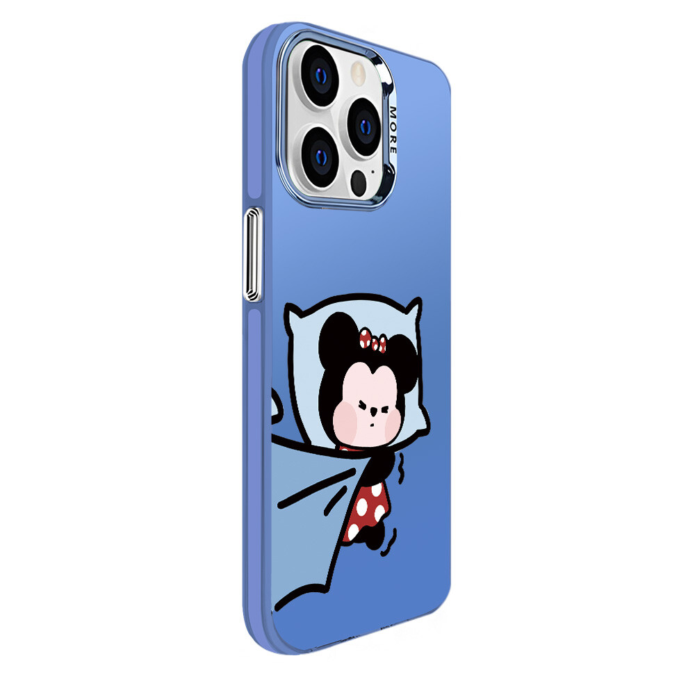 

Чехол для телефона Disney, DWCXCY60-Colored silver black plating black frame left