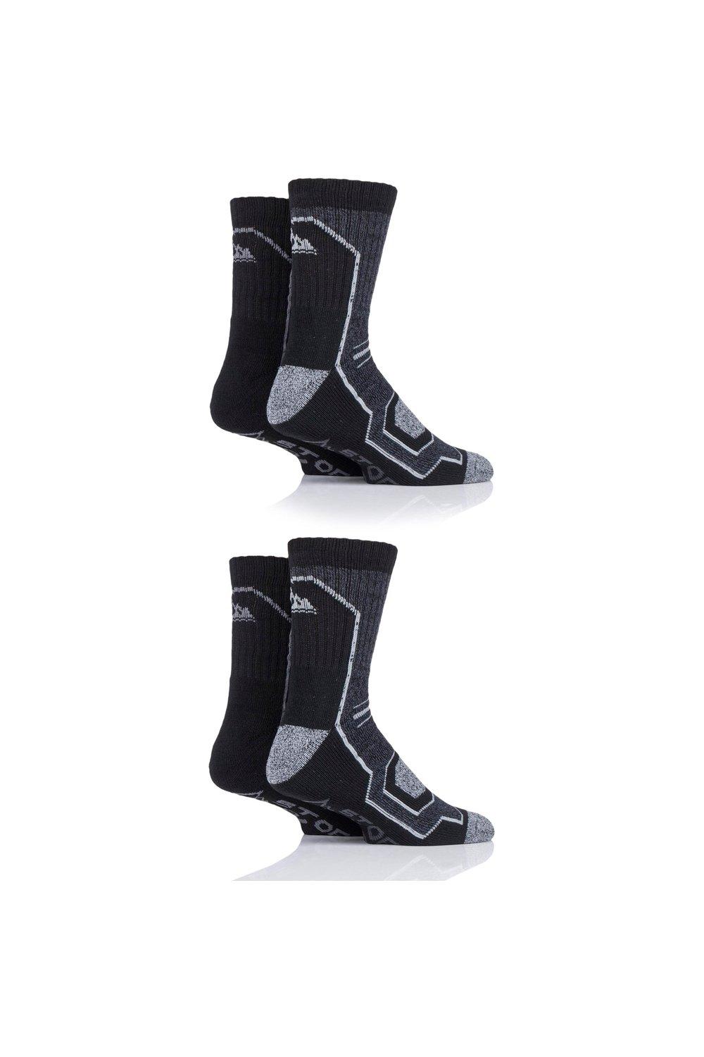 4 пары технических носков SOCKSHOP Storm Bloc, серый