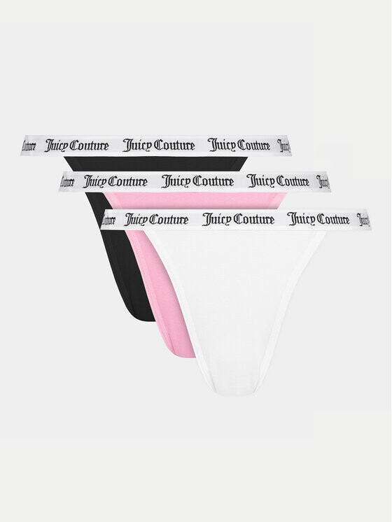 

Комплект из 3 классических женских трусов Juicy Couture, мультиколор
