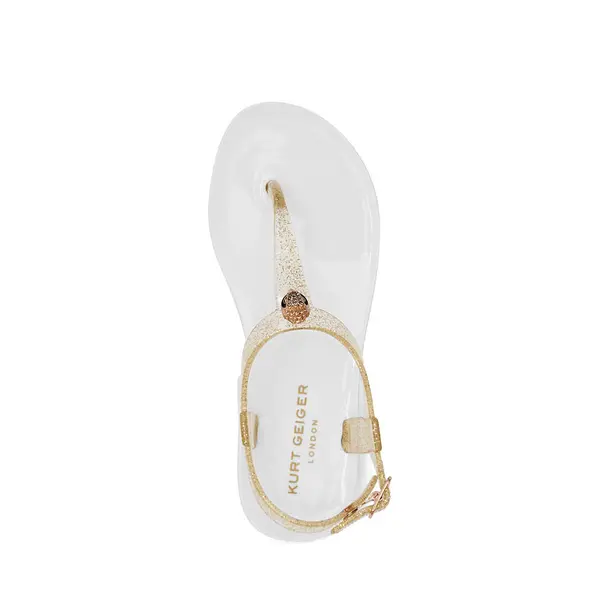 

Сандалии Kurt Geiger Mini Maddison Sandal, цвет Clear/Gold