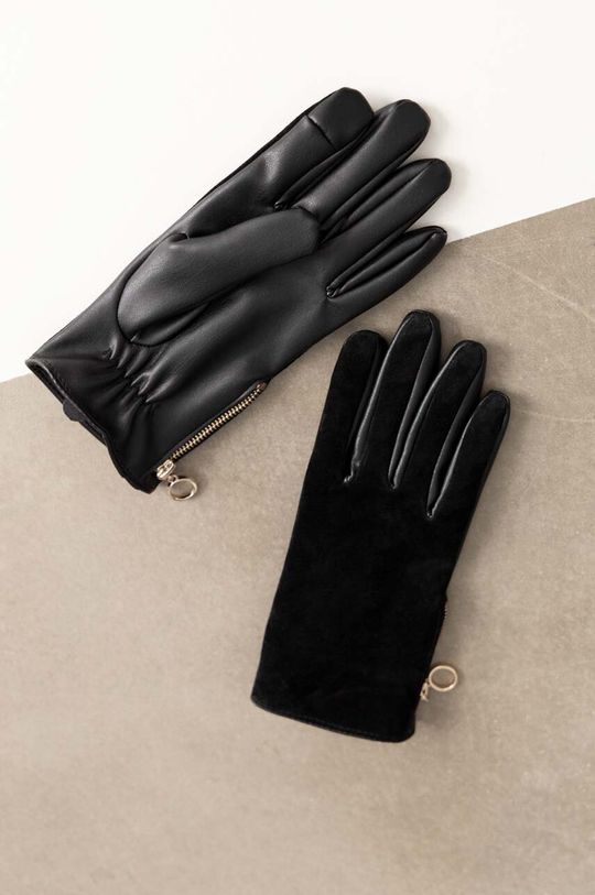 Замшевые перчатки Medicine, черный