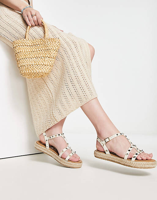 

Сандалии Steve Madden Libera с шипами из кости