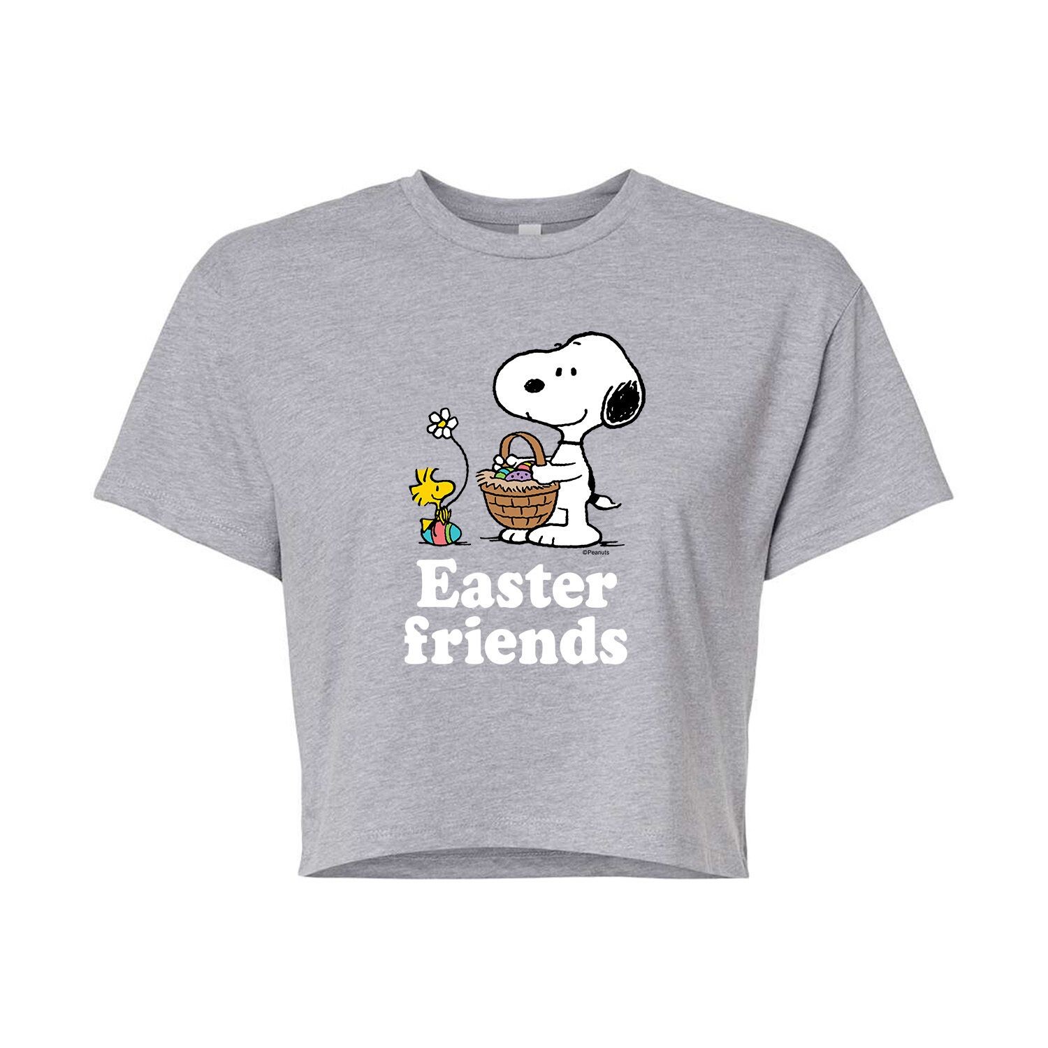 

Укороченная футболка с рисунком Peanuts Friends для юниоров Licensed Character