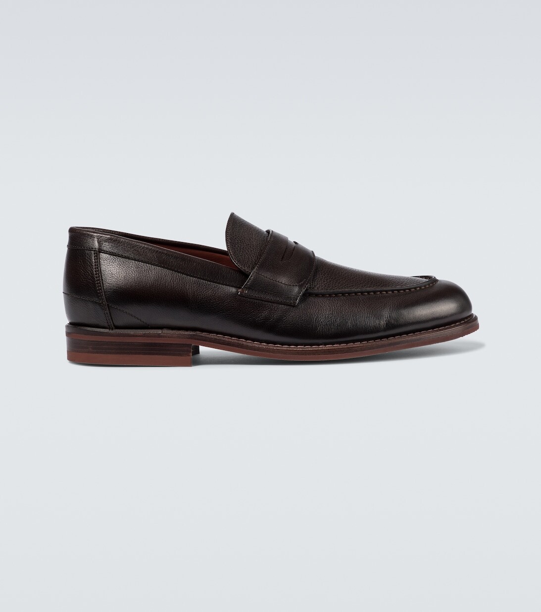 

Кожаные лоферы LP City Walk Loro Piana, коричневый
