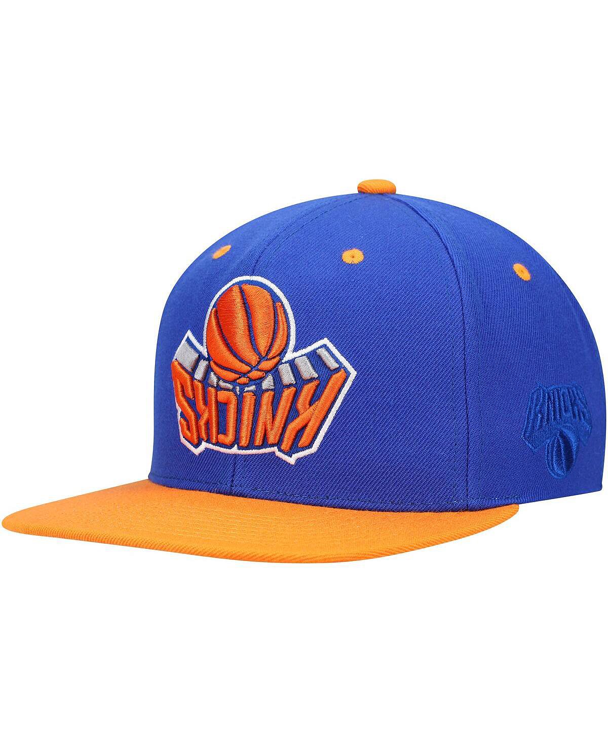 

Мужская сине-оранжевая кепка New York Knicks Upside Down Snapback Mitchell & Ness