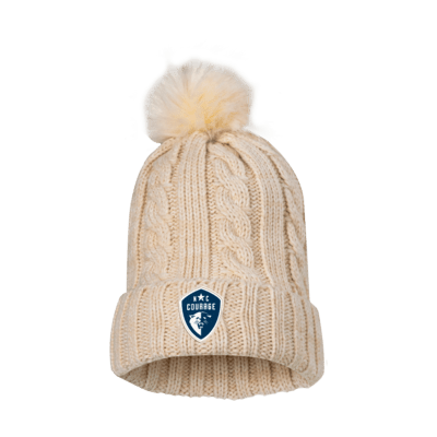 

Шапка Nike North Carolina Courage NWSL Knit Beanie, цвет Oatmeal