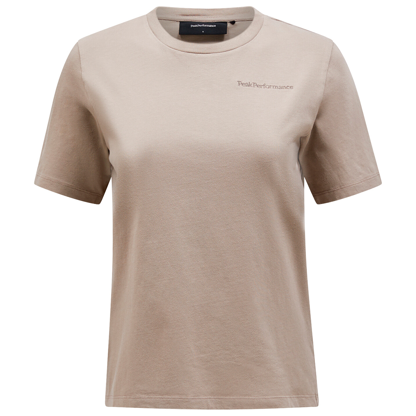 

Футболка Peak Performance Women's Original Small Logo Tee, цвет Avid Beige