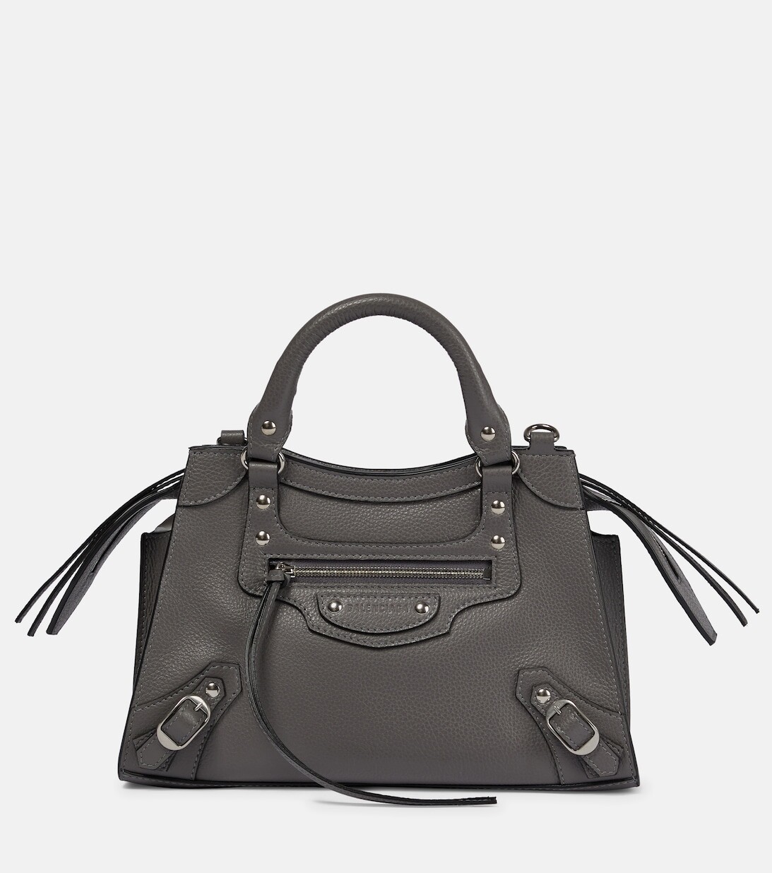 

Сумка-тоут Neo Classic Mini из кожи Balenciaga, серый