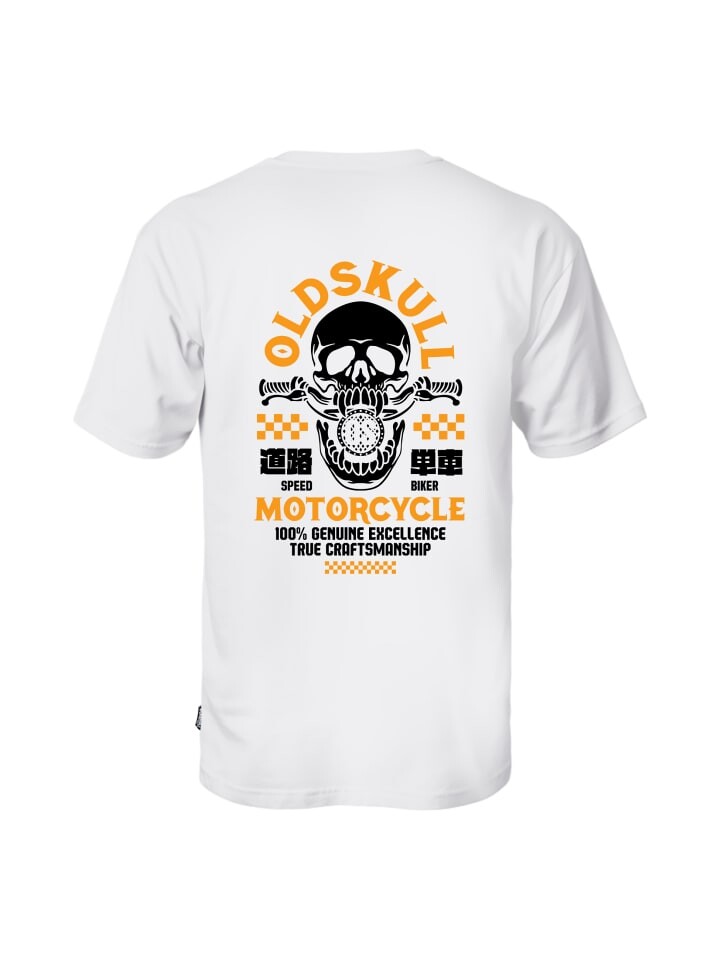 

Футболка OLDSKULL Rtrip Handle Skull Logo Graphic, белый