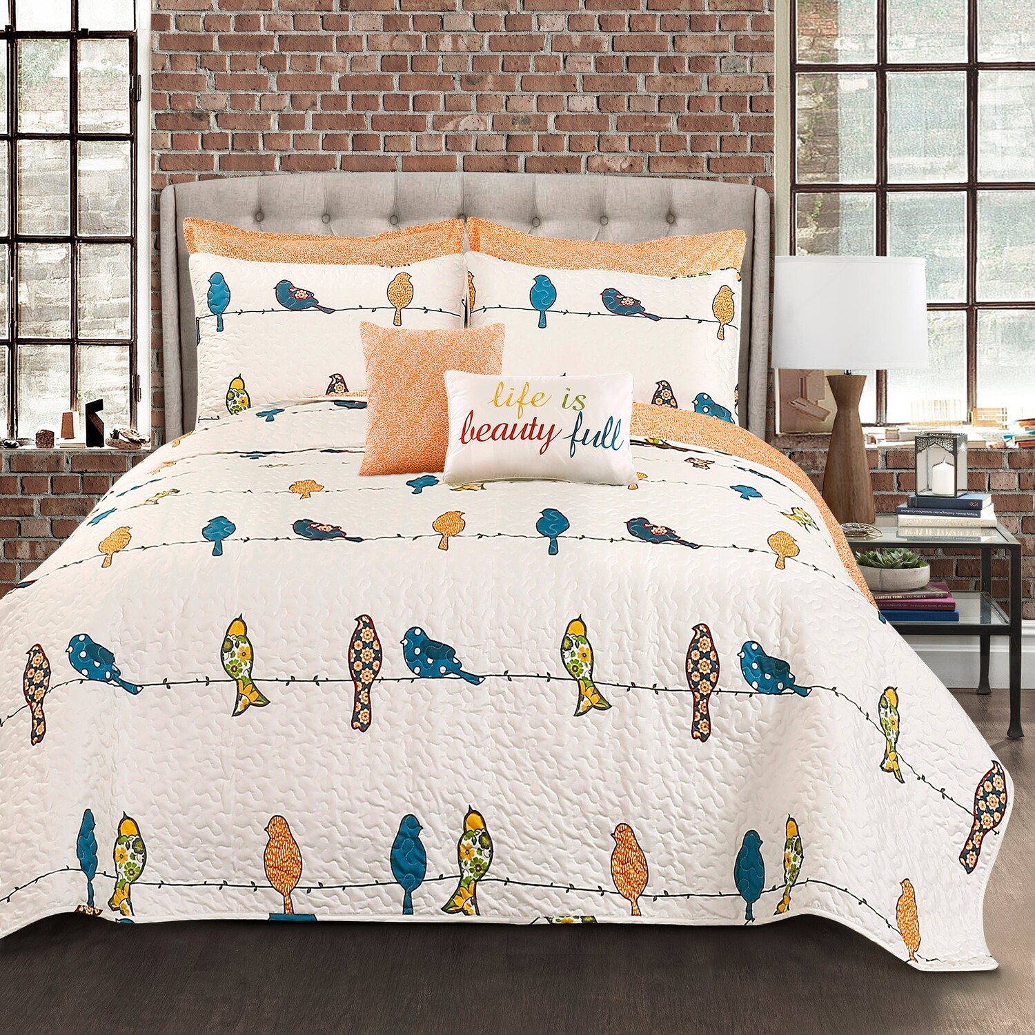 

Набор одеял Rowley Birds из 7 предметов Lush Decor, цвет Multi